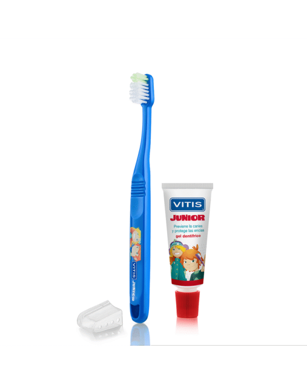 Cepillo VITIS junior + Gel dental 15ml de regalo